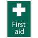 Draper 'First Aid' Safety Sign, 200 x 300mm 72534 Draper - Town Tools 