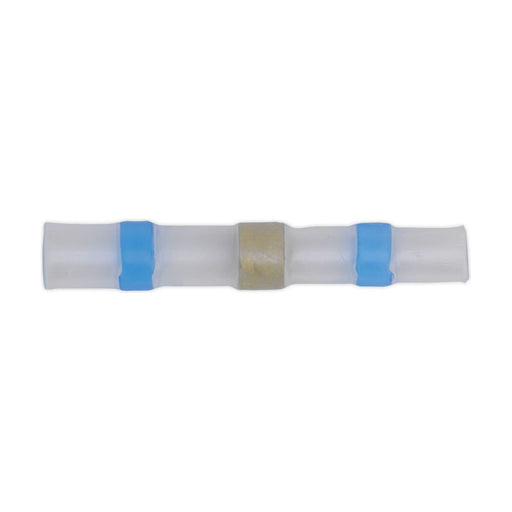 Sealey Heat Shrink Butt Connector Solder Terminal 16-14 AWG Blue Pack of 25 Sealey - Town Tools 