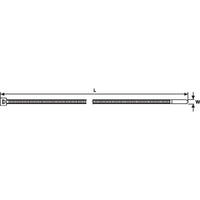 Connect Hellermann Natural Cable Tie 100mm x 2.5mm T18R 100pc 30280