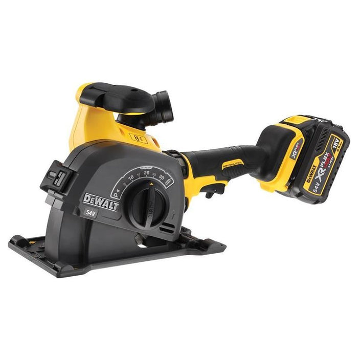 Dewalt Power Tools DCG200T2 XR FlexVolt Wall Chaser 125mm 54V 2 x 6.0Ah Li-ion DeWALT Power Tools - Town Tools