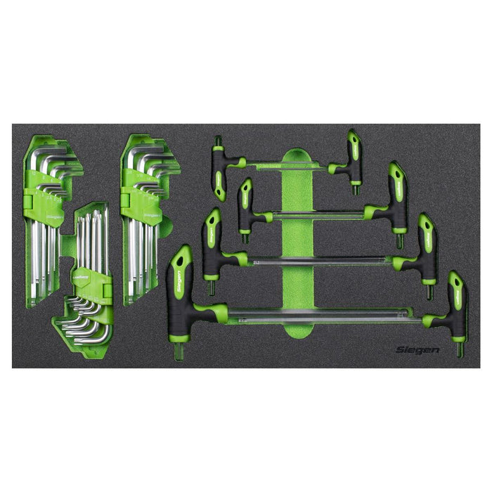 Siegen Siegen T-Handle & Standard Hex/TRX-Star* Key Set S01280 Siegen - Town Tools 