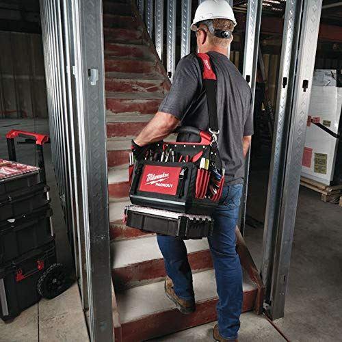 Milwaukee 0 932464084 PACKOUT Tote Tool Bag 25cm, Red Milwaukee - Town Tools