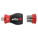 Wiha Magnetic SoftFinish® Stubby Screwdriver with Bit Magazine (SL, PH) Wiha - Town Tools