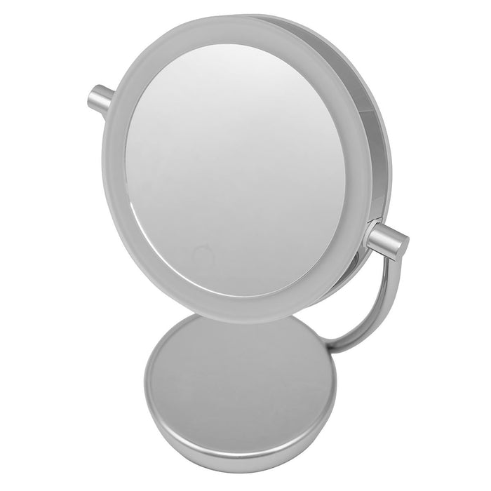 Dellonda Freestanding Double-Sided LED Vanity Mirror 7.5" DH3