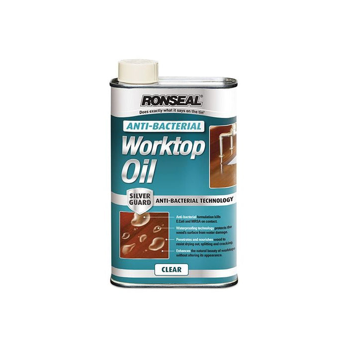 Ronseal Anti-Bacterial Worktop Oil 1 litre Ronseal - Town Tools
