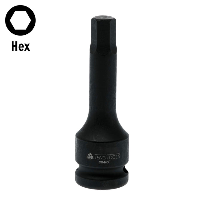 Teng Tools 1/2" Hex Impact Socket DIN Metric 10mm Teng Tools - Town Tools 