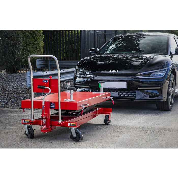 Sealey High Lift EV Battery Lift/Hydraulic Platform Truck 1000kg Capacity Sealey - Town Tools 