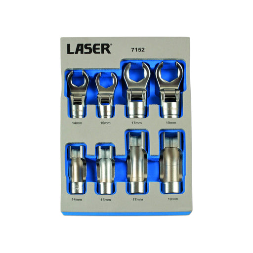 Laser Window Socket & Crows Foot Wrench Set 3/8"D 8pc 7152 Laser - Town Tools 