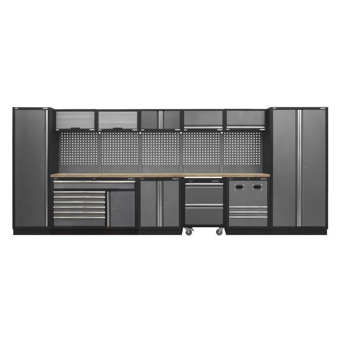 Superline Pro Superline PRO Storage System with Pressed Wood Worktop 4.9m Superline Pro - Town Tools 