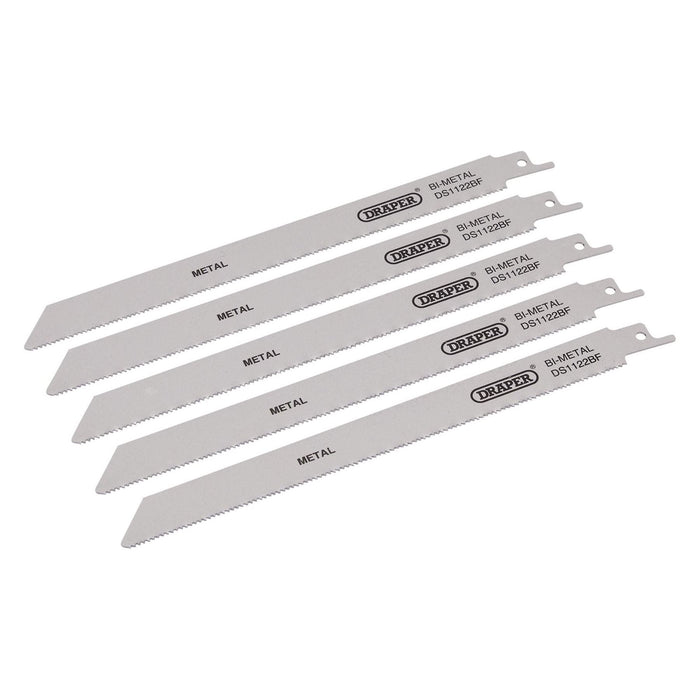 Draper Bi-metal Reciprocating Saw Blades for Metal Cutting, 225mm, 14tpi (Pack o Draper - Town Tools 