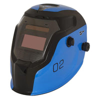 Sealey Auto Darkening Welding Helmet Shade 9-13 Blue PWH2