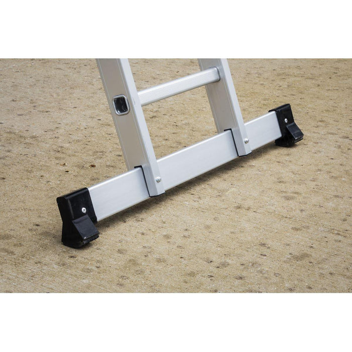 Sealey Folding Platform Ladder 4-Way Aluminium - BS EN 131 AFPL1 Sealey - Town Tools 