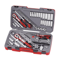 Teng Tools MECCA PRO 1/4", 3/8" & 1/2" Socket Set mm/AF 111 Pieces