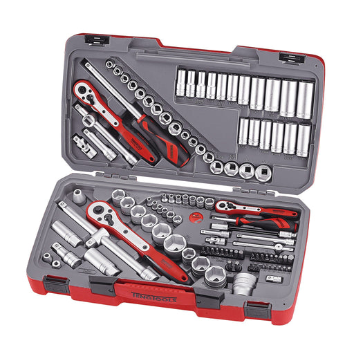 Teng Tools MECCA PRO 1/4", 3/8" & 1/2" Socket Set mm/AF 111 Pieces Teng Tools - Town Tools 