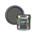 Ronseal Garden Paint Charcoal Grey 2.5 litre Ronseal - Town Tools