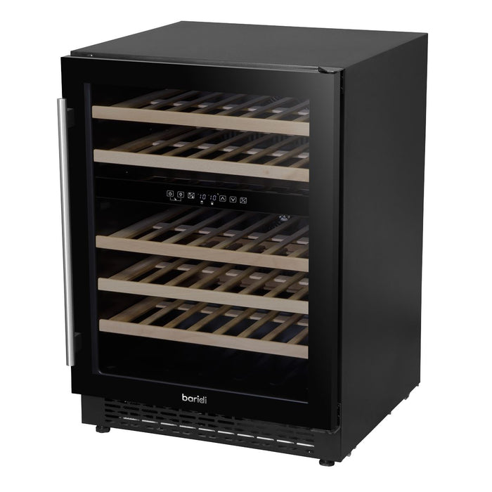 Baridi 46 Bottle Under-Counter/Freestanding Dual Zone Fridge & Cooler 60cm Baridi - Town Tools 