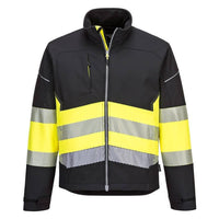 Portwest Pw3 Hi-Vis Class 1 Softshell Jacket (3L) Smal PW375BKYS