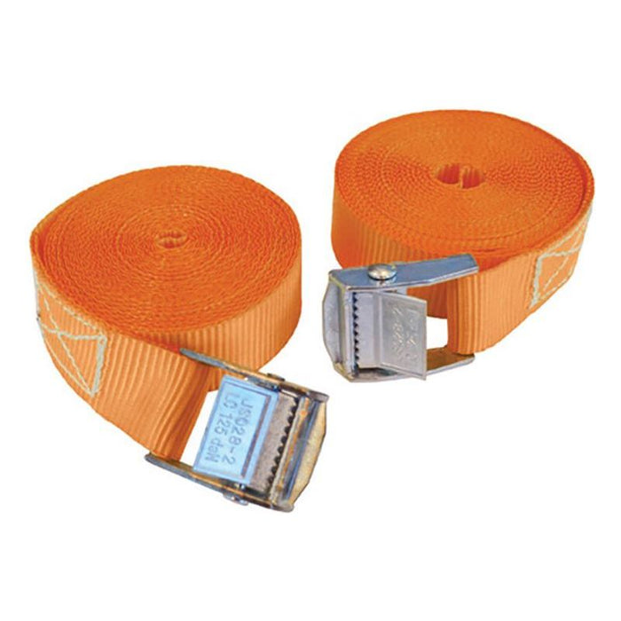 Faithfull Cam Style Tie-Downs 25mm x 5m 2 Piece Faithfull - Town Tools