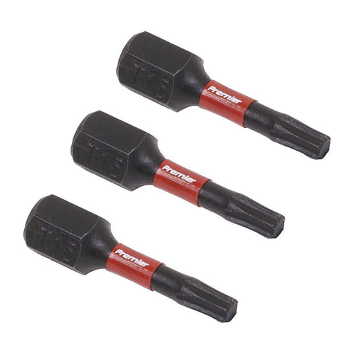 Sealey TRX-Star* T15 Impact Power Tool Bits 25mm 3pc AK8216 Sealey - Town Tools 