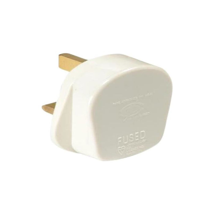 Smj White Fused Plug 13A (Trade Pack 20) SMJ - Town Tools
