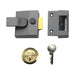 Yale Locks 85 Deadlocking Nightlatch 40mm Backset DMG Finish Satin Chrome Cylinder Box Yale Locks - Town Tools