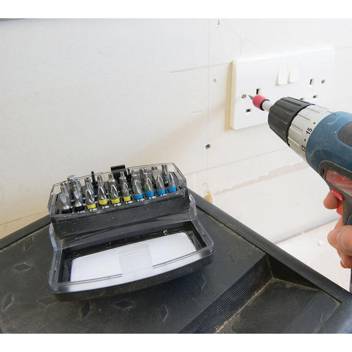 Silverline Colour-Coded Bit Set 32pce 32pce Silverline - Town Tools 