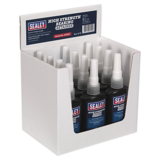 Sealey Bearing Fit Retainer High Strength 50ml Pack of 12 SCS601 Sealey - Town Tools 