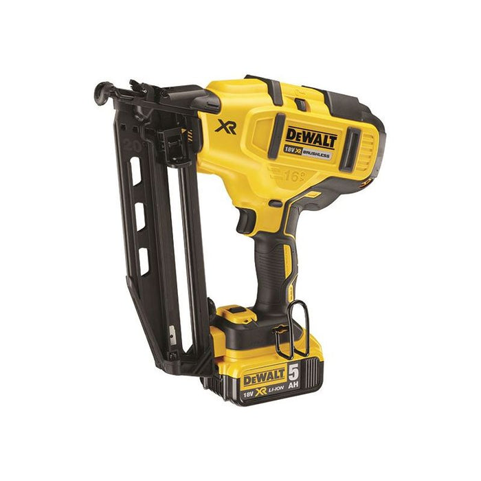 Dewalt Power Tools DCN660P2 Cordless XR Brushless Second Fix Nailer 18V 2 x 5.0Ah Li-ion DeWALT Power Tools - Town Tools