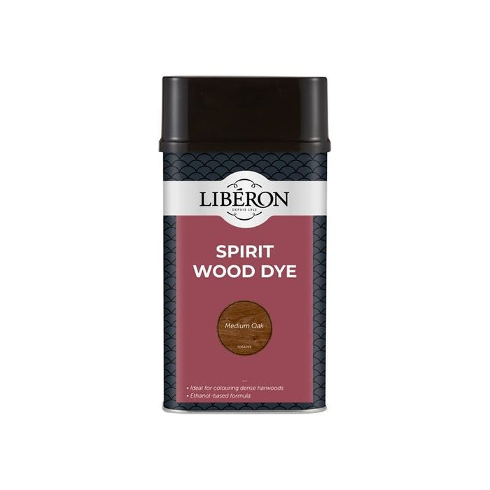 Liberon Spirit Wood Dye Medium Oak 1 litre Liberon - Town Tools