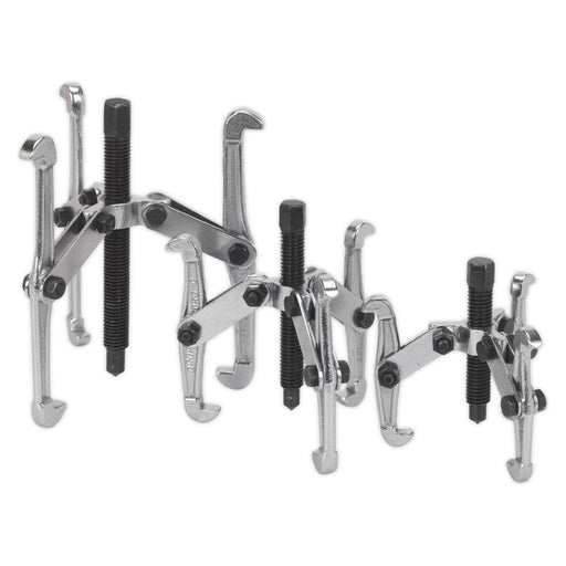 Sealey Triple Leg Gear Reversible Puller Set 3pc VS77 Sealey - Town Tools 