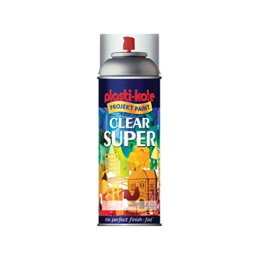 Plastikote Gloss Super Spray Clear 400ml PlastiKote - Town Tools