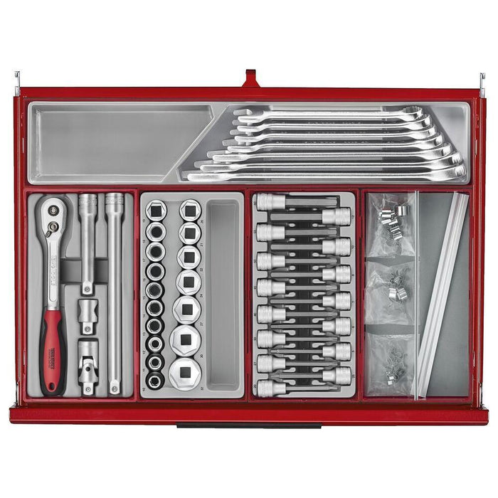 Teng Tools 26" PRO35™ roller cabinet tool kit 516 pieces red Town Tools - Town Tools