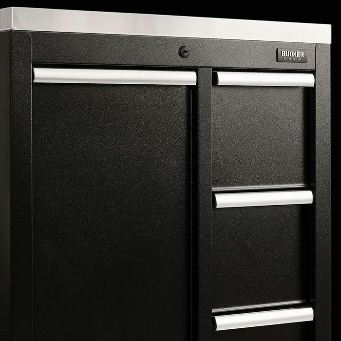 Draper BUNKER Modular Power Tool Base Cabinet, 4 Drawer, 680mm - MS400-PTBC