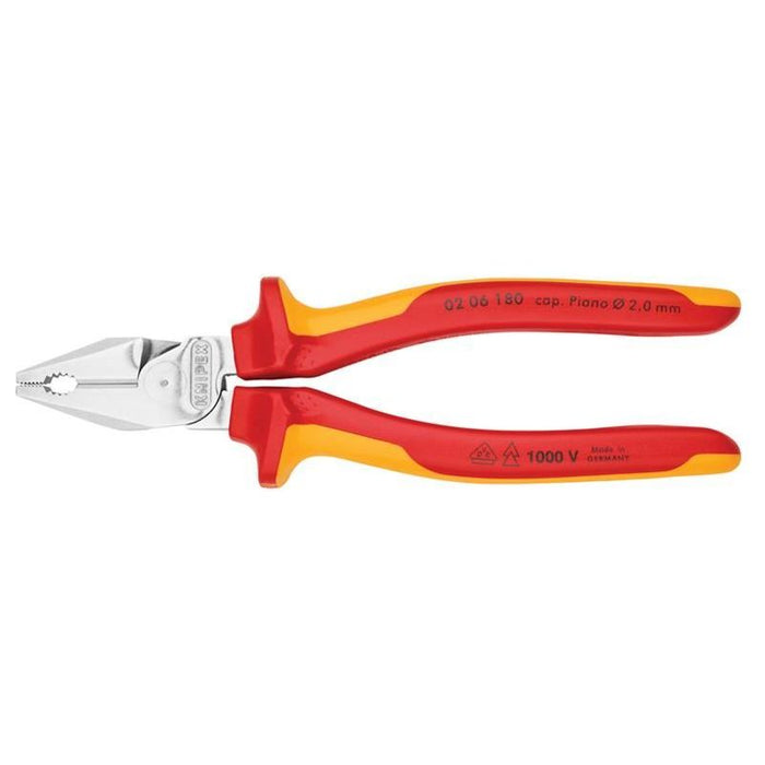 Knipex VDE High Leverage Combination Pliers 180mm Knipex - Town Tools
