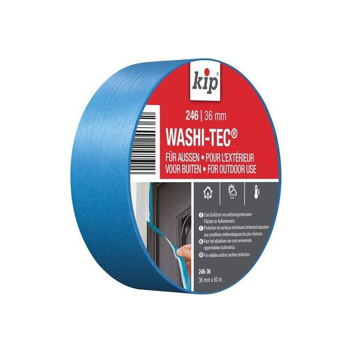 Kip® 246 Premium Outdoor WASHI-TEC® Masking Tape 36mm x 50m KIP® - Town Tools