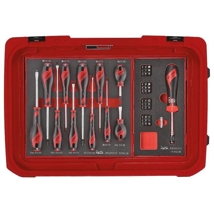 Teng Tools MECCA PRO TC-9 FOAM Tool Kit 226 Pieces Teng Tools - Town Tools 