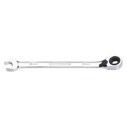 Carlyle Hand Tools Spanner - Reversible Ratcheting - Metric - 8 mm Caryle Tools - Town Tools 