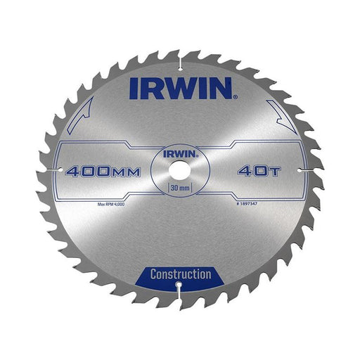 Irwin® General Purpose Table & Mitre Saw Blade 400 x 30mm x 40T ATB IRWIN® - Town Tools