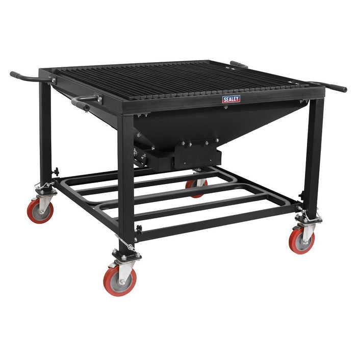 Sealey Plasma Cutting Table/Workbench Adjustable Height with Castor Wheels