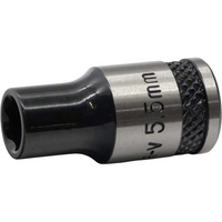 Sealey 1/4"Dr Socket 5.5mm (Black Series) AK7990.04