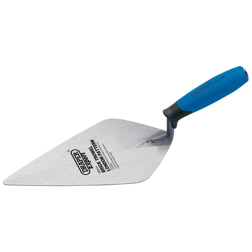 Draper Soft Grip Stainless Steel London Pattern Brick Trowel, 275mm 82148 Draper - Town Tools 