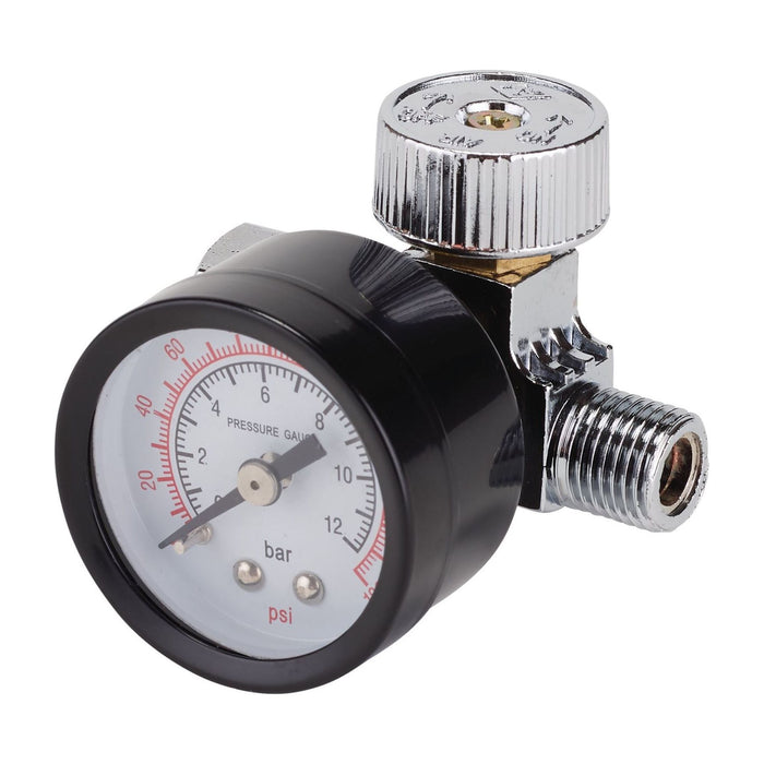 Draper 1/4" BSP On-Gun Air Regulator and Gauge, 180psi 28379 Draper - Town Tools 