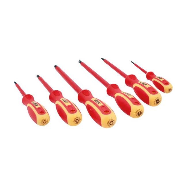 Laser VDE Insulated Screwdriver Set 6pc 8455 Laser - Town Tools 