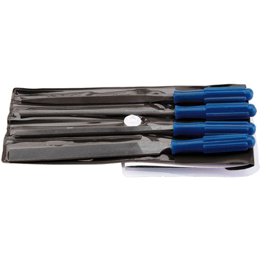 Draper Warding File Set with Handles, 100mm (4 Piece) 14184 Draper - Town Tools 