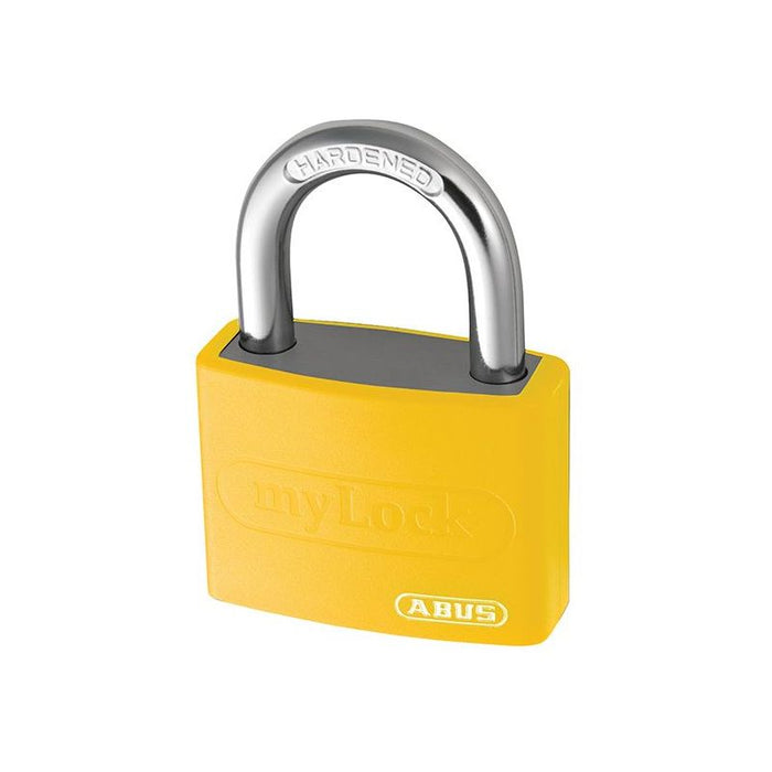 Abus Mechanical T65AL/40mm My Lock Aluminium Padlock Yellow Keyed Alike 6401 ABUS Mechanical - Town Tools