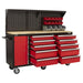 Sealey Mobile Workstation 10 Drawer with Backboard AP6310 Sealey - Town Tools 