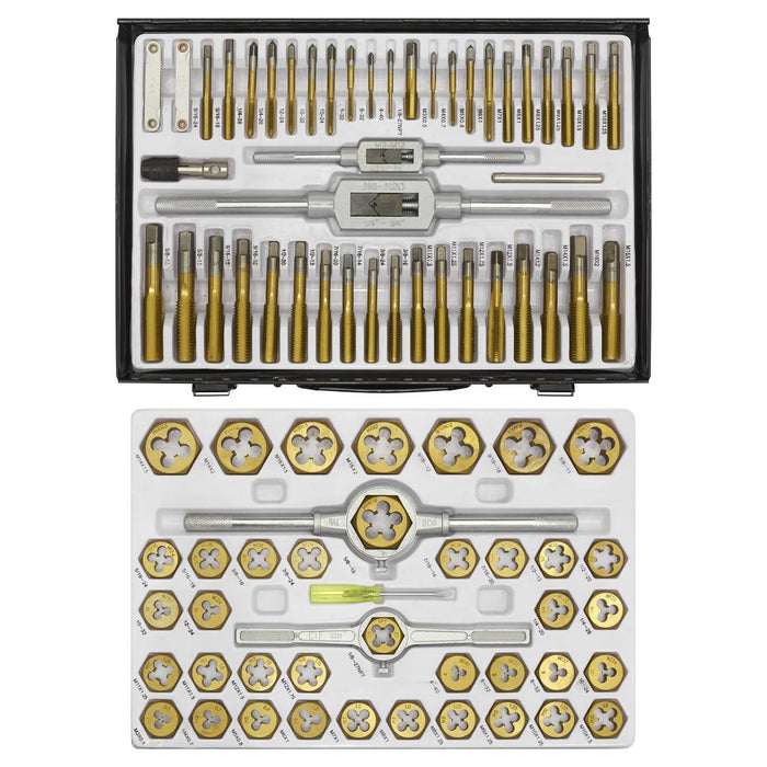 Sealey Metric & SAE/Imperial Hexagonal Tap & Die Set 86pc AK3086HIM Sealey - Town Tools 