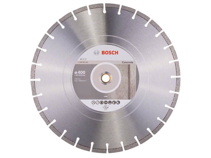 Bosch Powertool Accessories Standard for Concrete Diamond Cutting Disc 400 x 25.4mm Bosch Powertool Accessories - Town Tools