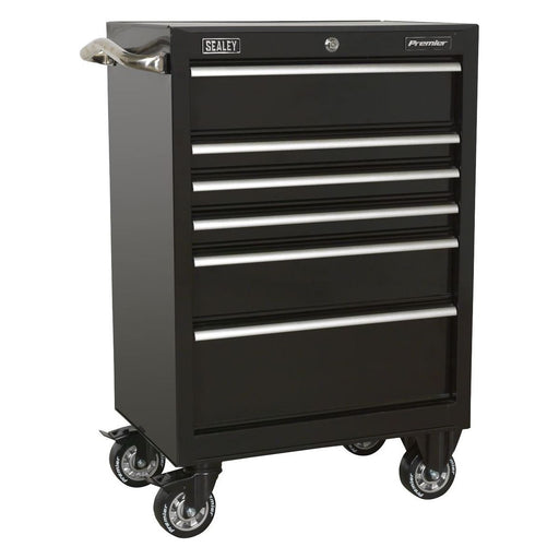 Sealey Rollcab 6 Drawer 675mm Heavy-Duty Black PTB67506 Sealey - Town Tools 