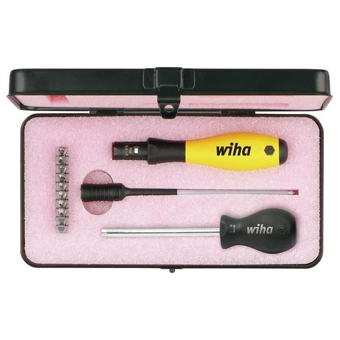 Wiha TorqueVario®-S ESD Screwdriver Set, 14 Piece (inc. Case) Wiha - Town Tools